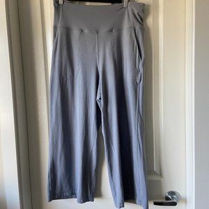 lululemon Align™ Super-High-Rise Wide-Leg Crop 23"-grey